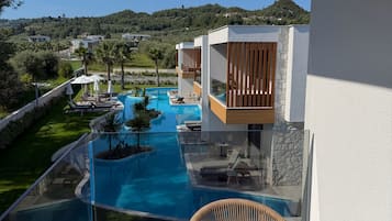 Economy driepersoonskamer | Uitzicht vanaf balkon