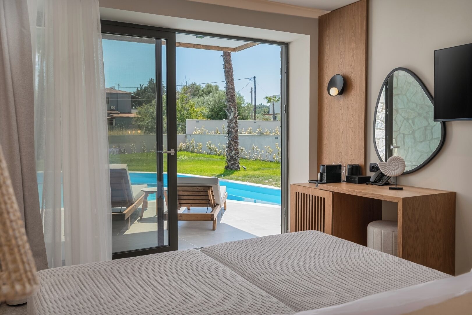 Luxury Room, Poolside | Coffee and/or coffee maker