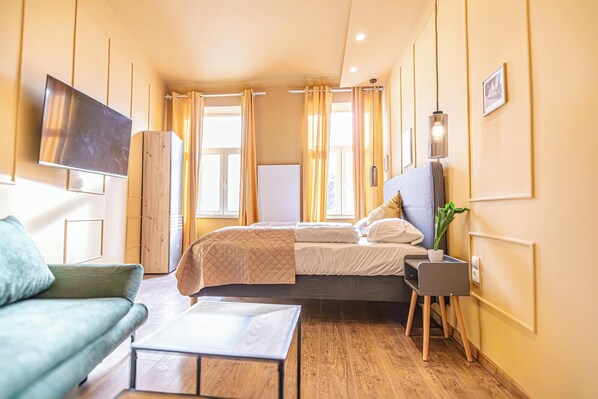 Basic Room | View from room - 4BR Apt for 10P Walk to Westbahnhof (Vienna)