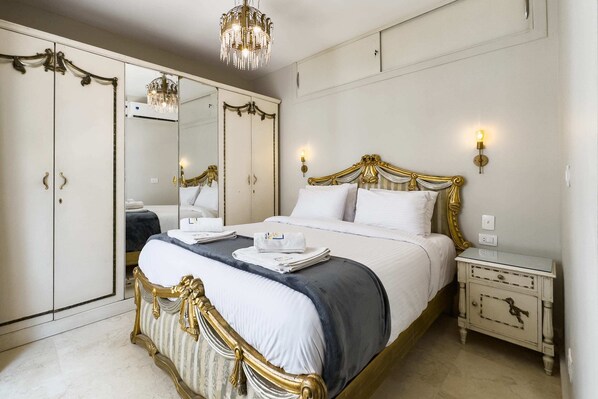 Basic Apartment | 1 bedroom, iron/ironing board, bed sheets - Xuru Stays I Authentic Traditions Cozy Stays, 1bdr (Cairo)