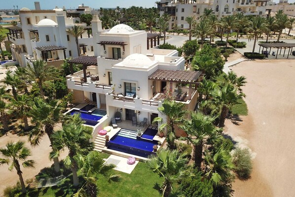 Basic Villa | Exterior - Xuru Stays I Meditative & Blissful 3 BDR Villa @ Ancient Sands Private Pool (El Gouna)