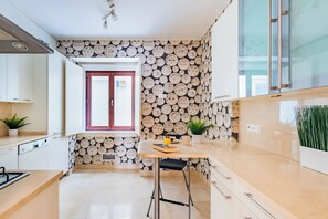 Appartement Familial, 3 chambres, non-fumeurs, balcon | Cuisine privée