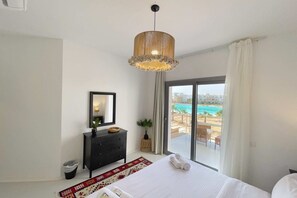 Basic Apartment | 3 bedrooms, laptop workspace, iron/ironing board, bed sheets - Xuru Stays I Charming & Beautifully Styled 3bdr @ Swan Lake Gouna (El Gouna)