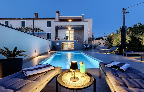 Una piscina climatizada