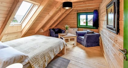 Lovely home in Czaplinek with lake view