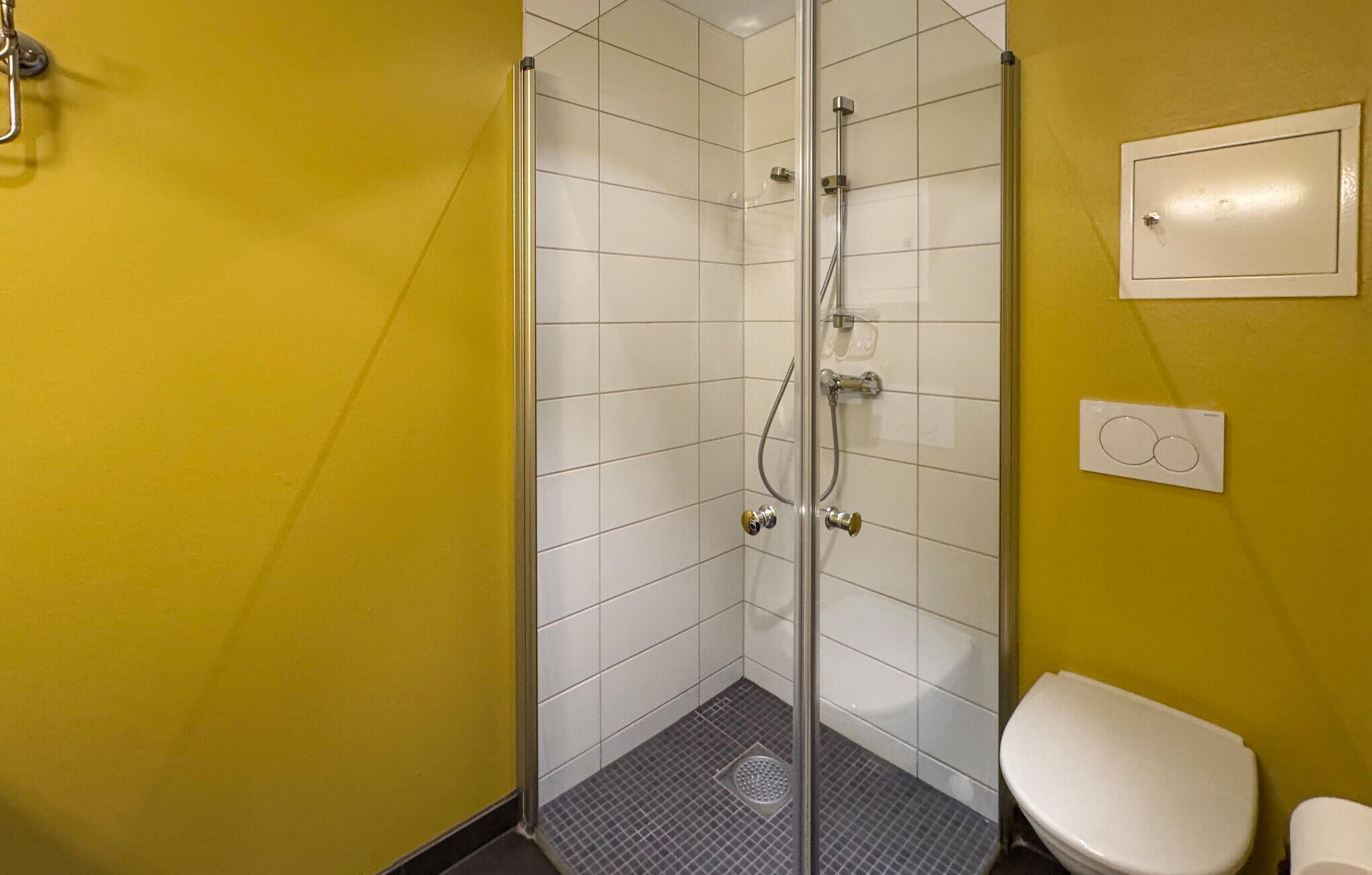 Shower, hair dryer