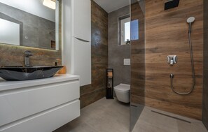 Shower, hair dryer