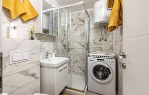 Shower, hair dryer