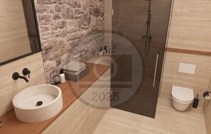 Shower - Awesome home in Podgrade with sauna (Podgrade)