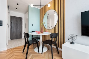 Living area - Szafir - by Kairos Apartments (Gliwice)