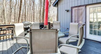 3 Mi to Tobyhanna State Park: Home w/ Serene Deck!