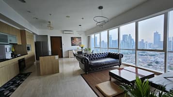 高級公寓, 3 間臥室, 廚房, 城市景 | 客房景觀