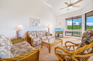 Condo, 1 Bedroom | Living area | Smart TV - Wailea Grand Champion, #142 1 Bedroom Condo (Kihei)