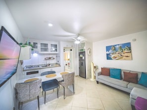 Apartment, 1 Bedroom, Smoking, Balcony | Living room - Central 1BR APT - 1 Minute Walking From Rumba (Sosúa)