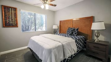 3 bedrooms, iron/ironing board, travel crib, WiFi