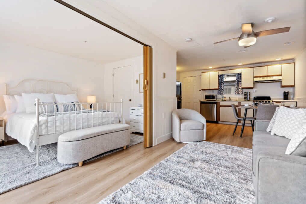 1 bedroom, travel crib, WiFi, bed sheets