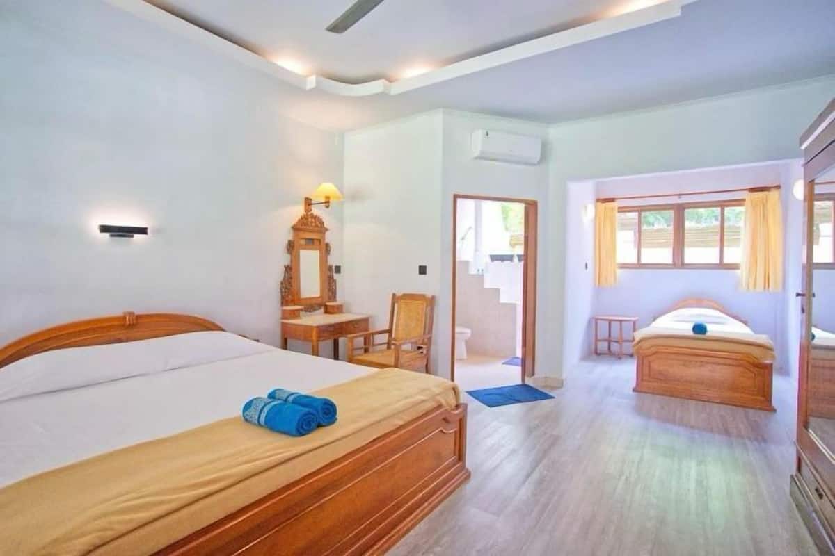 Habitación doble, vista a la alberca | Wifi gratis