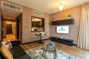 Apartment, Balkon | Wohnbereich