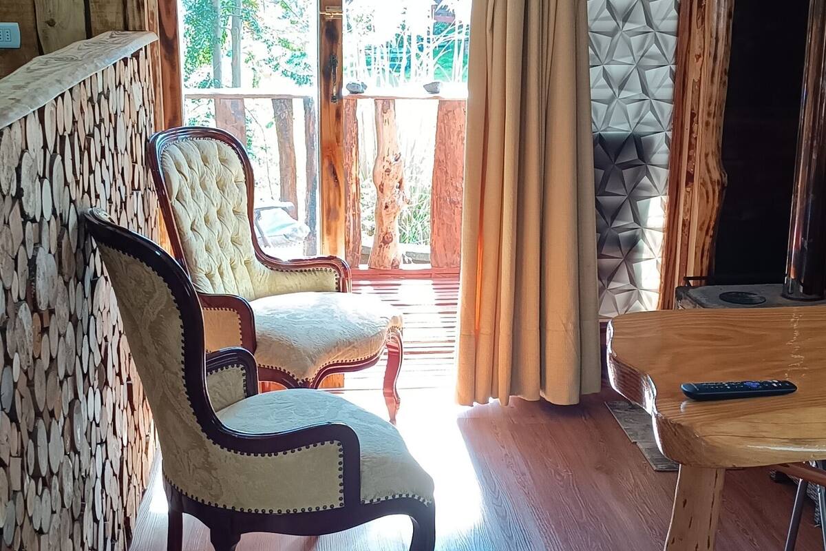 Cabaña familiar | Área de sala de estar