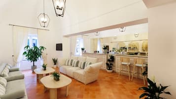 Sala de estar en el lobby