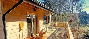 "EL BAYOU" cosy wooden cottage for 2 people on the edge of the forest
