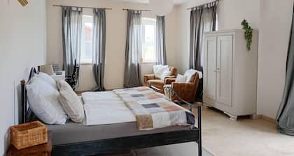Large exclusive country house apartment with 2 bedrooms, private entrance and garage