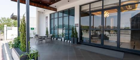 Fachada de la propiedad