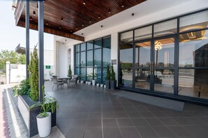 Framhlið gististaðar