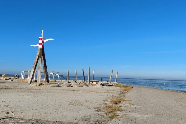 Tæt på stranden
