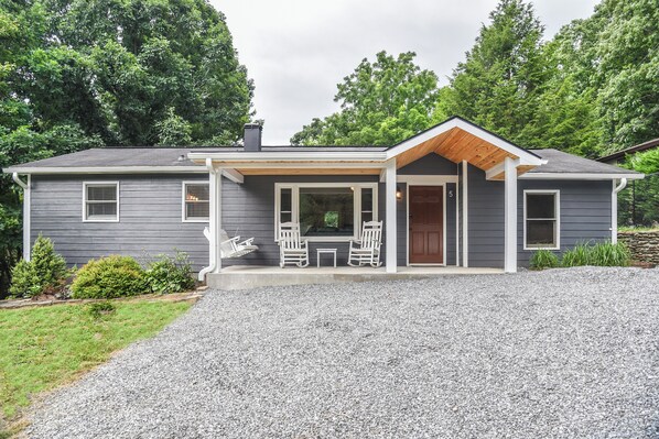 Majoituspaikan julkisivu