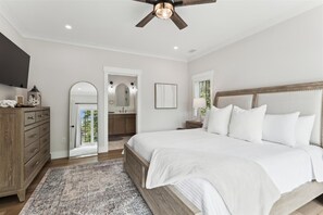 5 bedrooms, iron/ironing board, internet, bed sheets - 130 Shell Midden ~ Brand New Build for 2025! Walk to Beach! (Hilton Head Island)