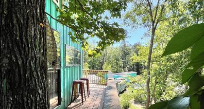 Treehouse with golf cart in Shepherd - near Lake with wild alligators