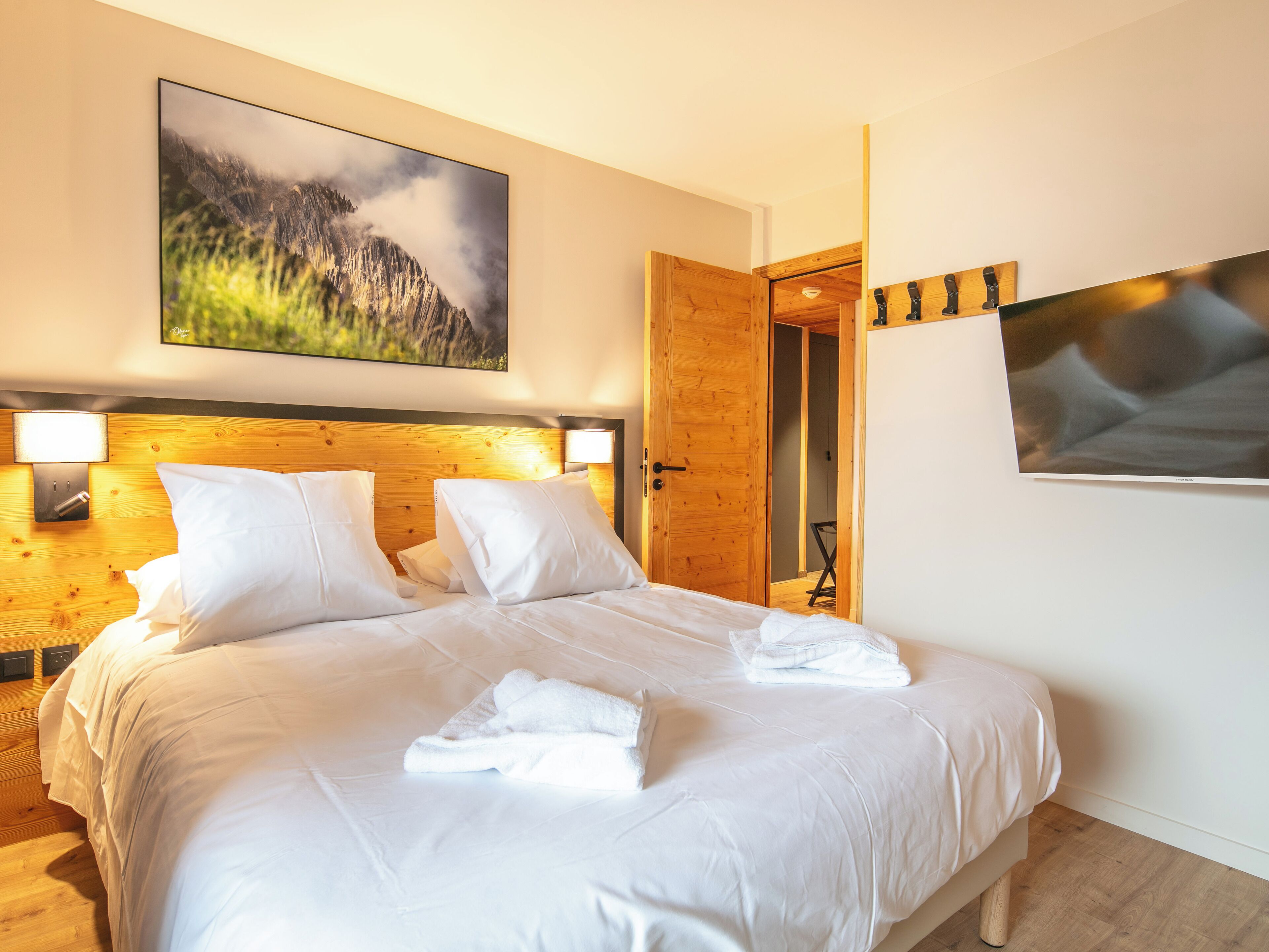 Appartement 3 pièces avec coin nuit 8 personnes | Blackout drapes, free cribs/infant beds, free WiFi, bed sheets