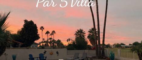 Piscine extérieure, piscine chauffée