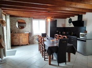 Deluxe-Apartment, Gartenblick | Eigene Küche