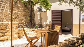 Luxury Double Room, Private Bathroom, Garden View | Terrace/patio