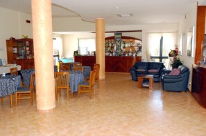 Sala de estar en el lobby