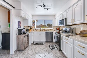 Microwave, oven, stovetop