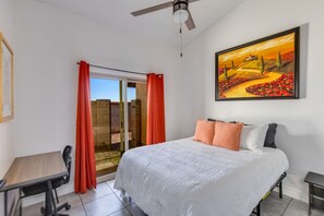4 bedrooms, iron/ironing board, free WiFi, bed sheets
