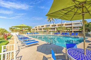 Una piscina riscaldata