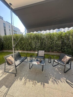 Classic Apartment, Garden View | Terrace/patio - Amber Port 11 by Grand Apartments (Gdansk)