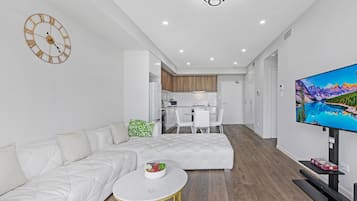Apartment, 2 Bedrooms (NWE031-A) | Living area | Flat-screen TV