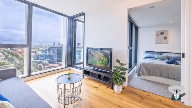 Apartment, 1 Bedroom (VSM041-1704) | Living area - Kozyguru | South Melbourne | Prefert Good View Apt (South Melbourne)