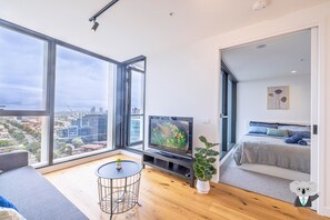 Apartment, 1 Bedroom (VSM041-1704) | Living area - Kozyguru | South Melbourne | Prefert Good View Apt (South Melbourne)
