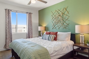 2 bedrooms, desk, iron/ironing board, travel crib - Near Mayo Summer Bliss Stay | Pool, Hot Tub (Phoenix)