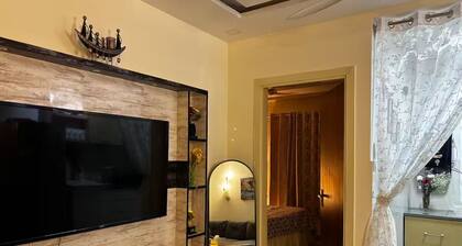 2bhk apartment with a cute kitchen and exclusive access to a private terrace. <3