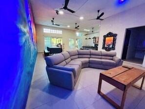 Living area - Villa Pelicanos, great location in Cancun (Cancún)