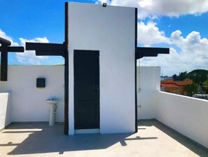 Terrace/patio - Affordable suite Private bathroom Air conditioning (Cancún)
