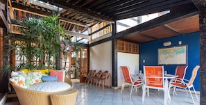 Outdoor dining - Bz46 Casa 150 metros da praia 5 suites (Buzios)
