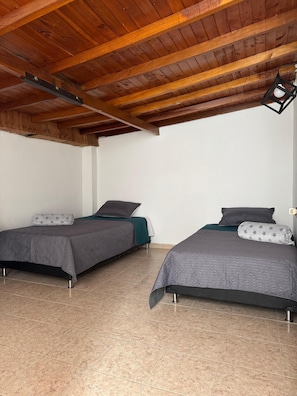 2 slaapkamers, een strijkplank/strijkijzer, wifi, beddengoed